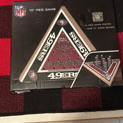 49Ers Peg Game 10 Inch