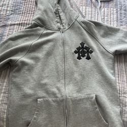 Grey Chrome Heart Jacket 