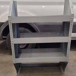 Van Utility Parts/Tool Shelf, Steel, New, 32"w, 12"d, 46h"