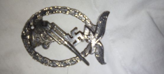 WWII German Infantry Assault Badge Silver