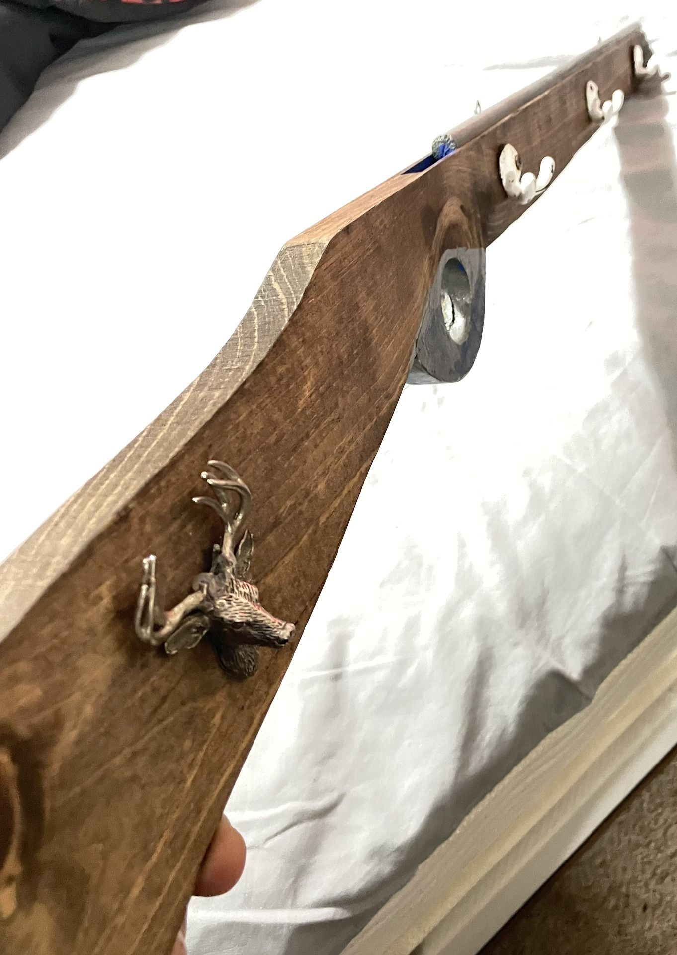 Riffle Shaped Coat Rack…L@@K. Man cave, Hunting Club, Farmhouse, She Shed