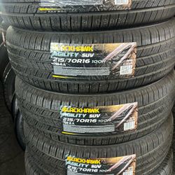 215/70/16 Blackhawk Tires