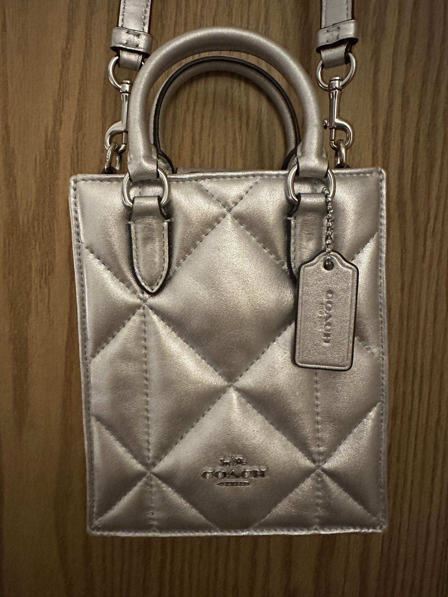 Coach Handbag - Silver