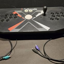 XGaming X-Arcade Tank Stick w Upgrade Kit & North Coast Customs X-Arcade Control Panel Base