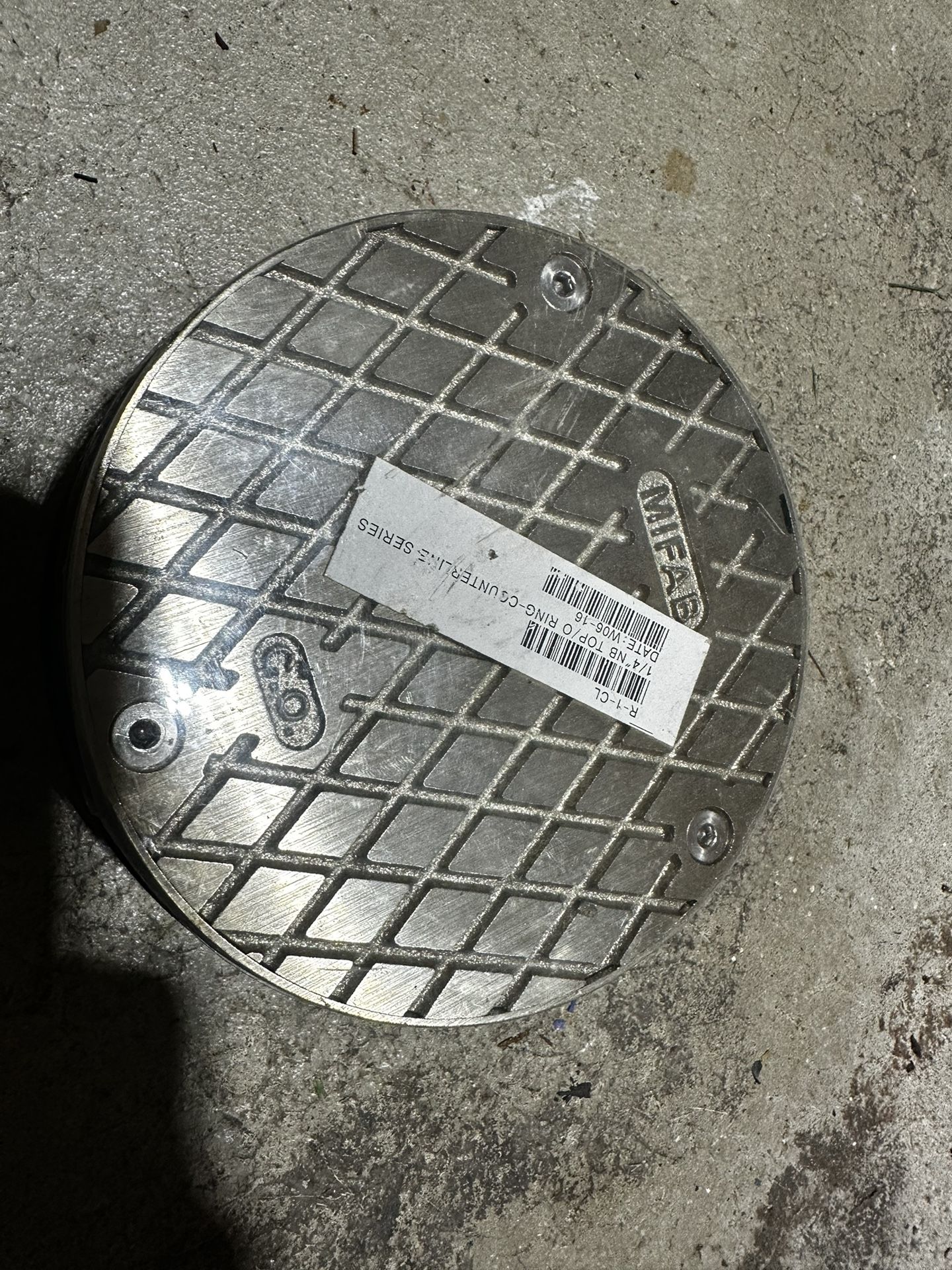 Two Brass 4” Drain Covers Never Used