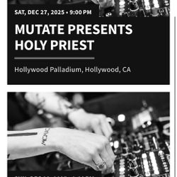 Holy Priest Tickets 