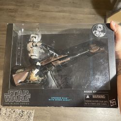 Star Wars Speeder Bike With Biker Scout 