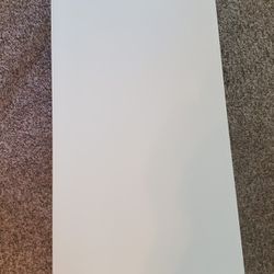 White IKEA Desk with Adjustable Height