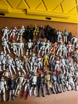 Stars Wars Lot Of Loose Action Figures 3.75