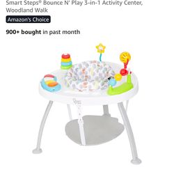 Brand New Bounce N Play 3-In-1 Activity Center