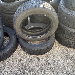 2 llantas 225/55/18 dela general 95% de vida 