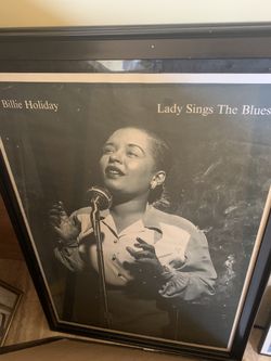 6 Vintage Black and White Framed Jazz Photos