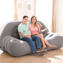 Intex 68589WL Camp Sofa (Grey 75in.x37in.x34in.)