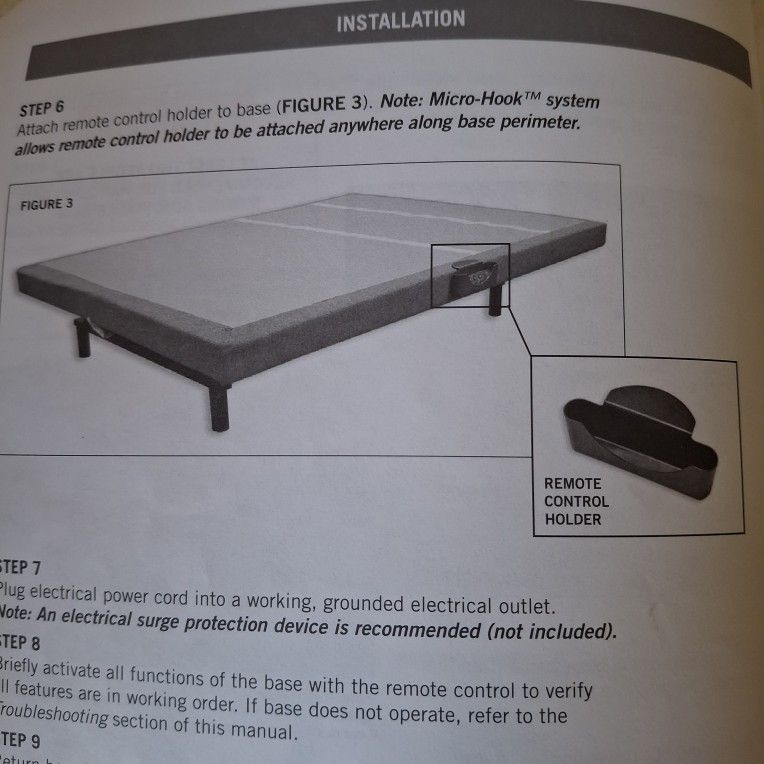 Adjustable BED by Renew from Sears w/remote
