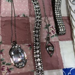 Clear Stone Jewelry For Valentines 