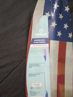Magellan outdoors American flag kayak paddle