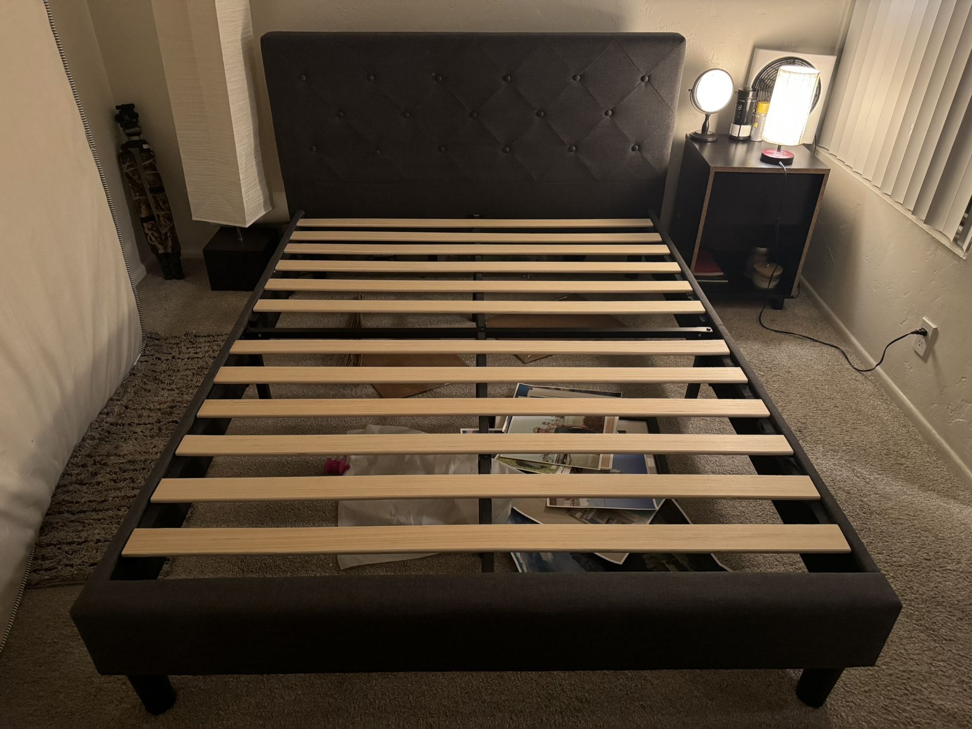Queen Bed Frame With Headboard
