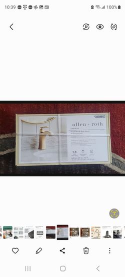 Allen + Roth Chesler Single-Handle Bath Faucet