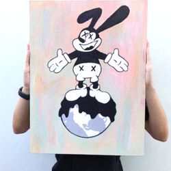 Disney style custom Original Painting 18in x 24in