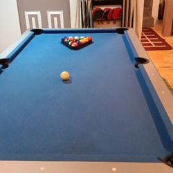 Pool Table And Accessories Also A ping Pong Table