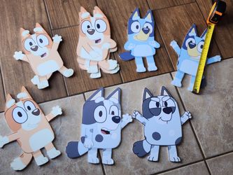BLUEY- BINGO Theme Birthday Party Accessories & Foam Cutouts