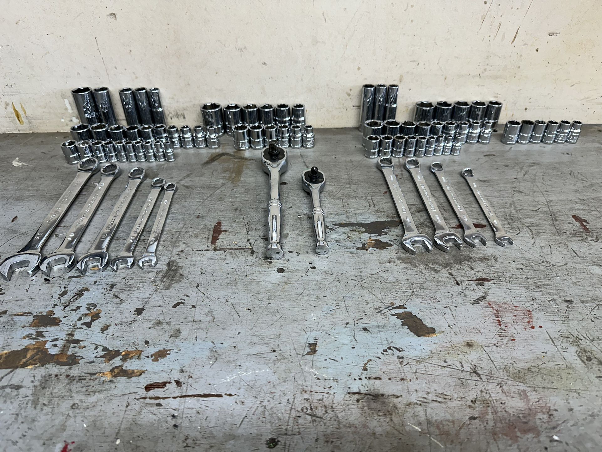 Power Torque 1/4”, 3/8”, and 1/2” Sockets and Wrenches