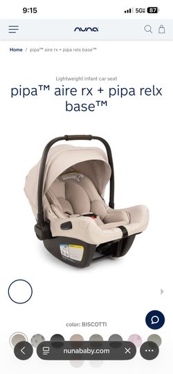 Nuna pipa aire rx with base BRAND NEW