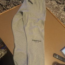 Essentials Fear Of God Size Small Oatmeal Sweatpants