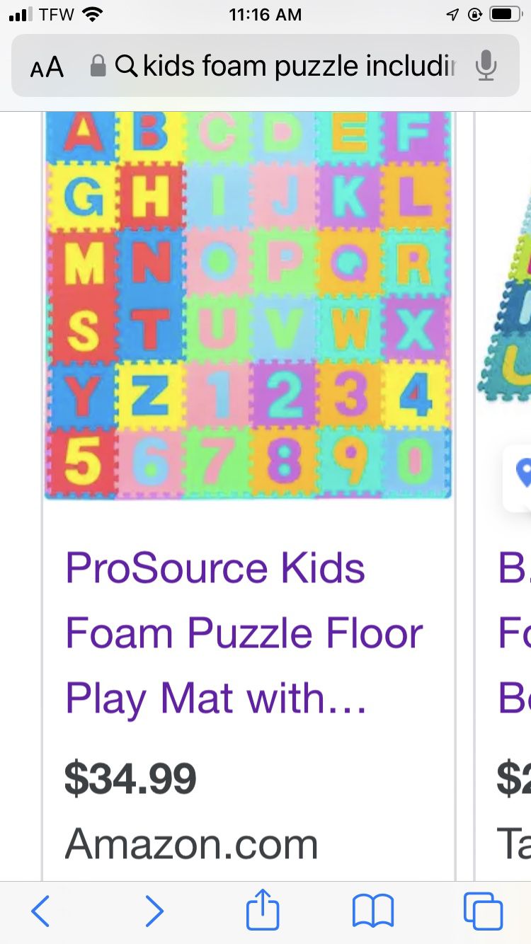 Kid’s Foam Puzzle Floor Play Mat