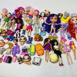 3lbs Mixed Small Doll Lot Piñata Filler LOL Dolls Shopkins Barbie  LPS