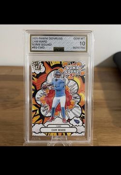 Panini 2025 Donruss Cam Ward Bomb Squad #BS-CWD AGS 10 Titans NFL