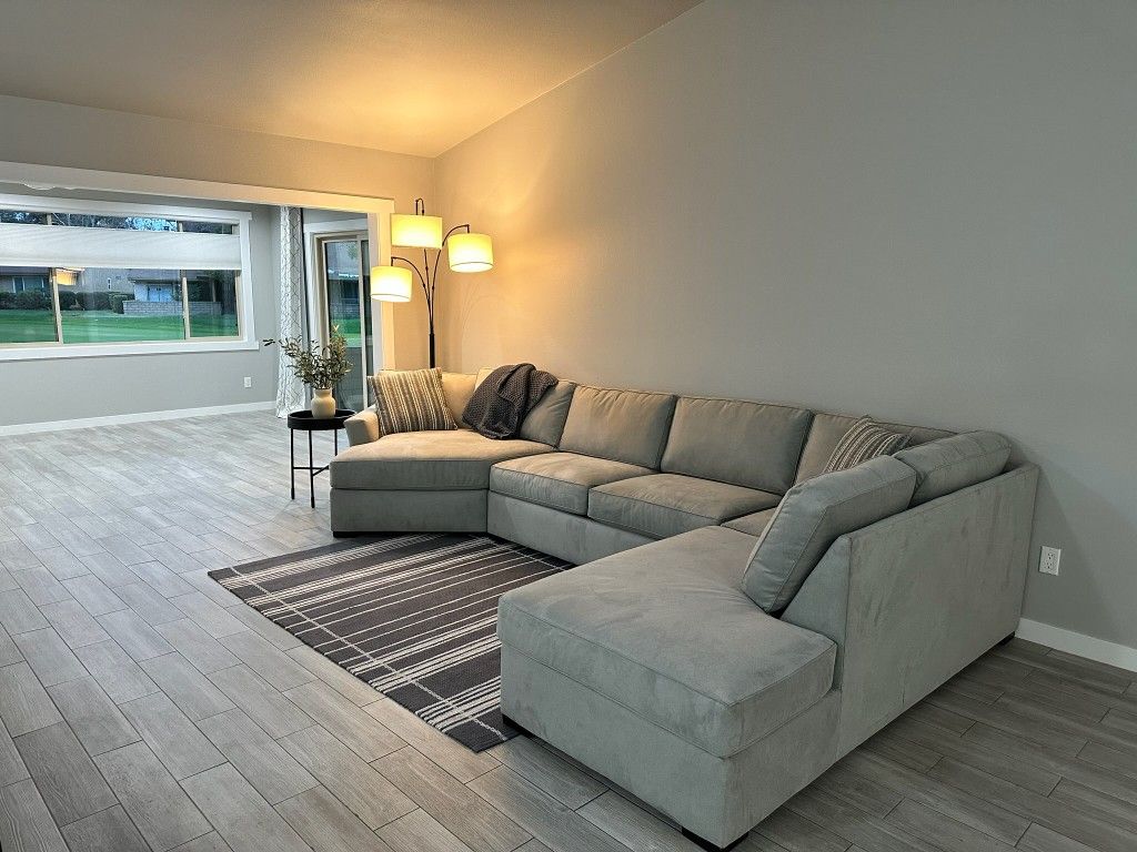 Living spaces Grey sectional