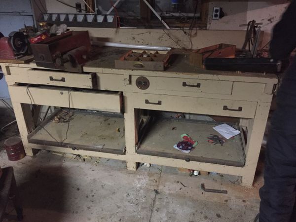 Antique Wooden Work Bench For Sale In Erie Pa Offerup