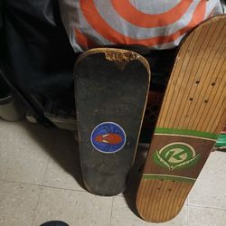 I am selling  th8s two vintage skateboard one spiderman and the other one is a