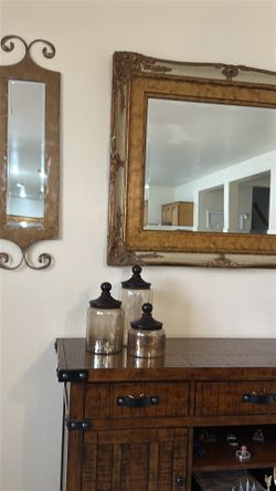 Amber Glass Canisters 