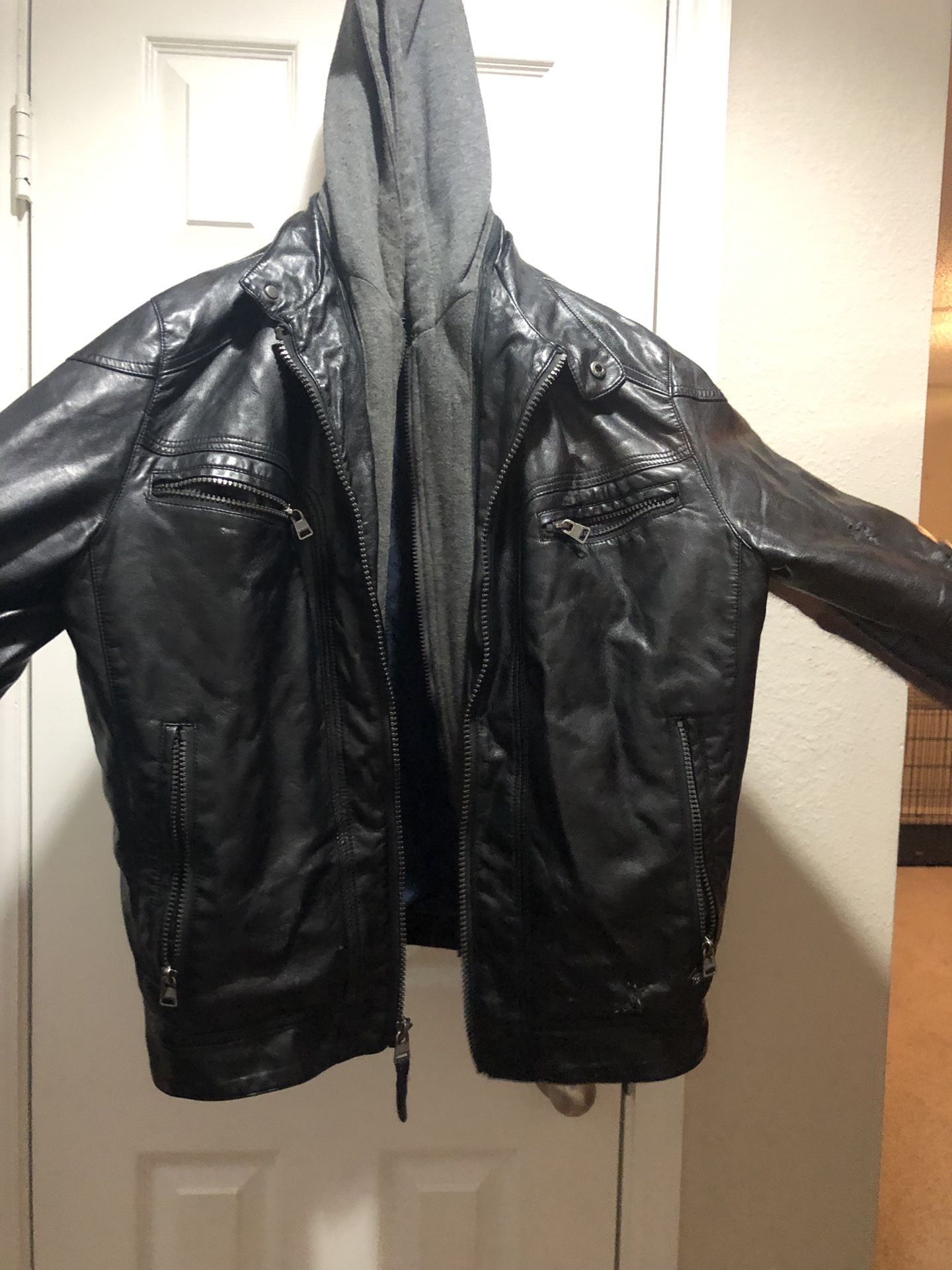 Leather jacket - small (Calvin Klein)