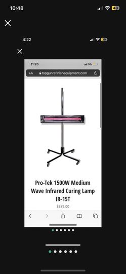 Infrared Curing Lamp 1500w