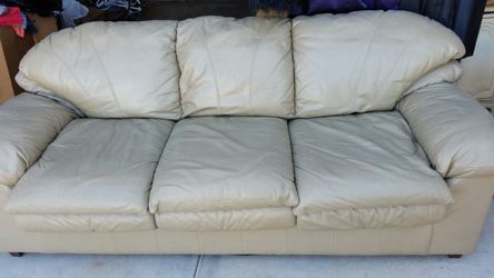 Leather couch