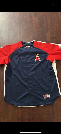 Vintage 90s Anaheim Angels Nike Jersey Size Large Can Fit XL Comes Baggy 