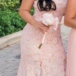 Dress - Blush pink/dusty pink