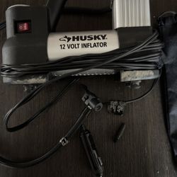 Husky Inflator Air Compressor Portable 