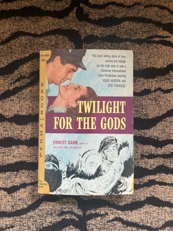 Vintage 1958 Twilight for the Gods – Ernest K. Gann Movie Tie-In Paperback