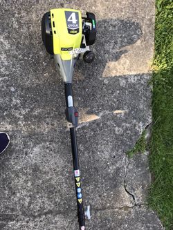 4-Cycle 30cc Attachment Capable Curved Shaft Gas Trimmer (brand new open box!!!) weed wacker