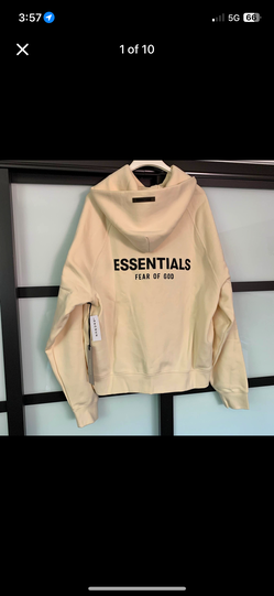 Tan Essentail Hoodie Brand New Adult Small
