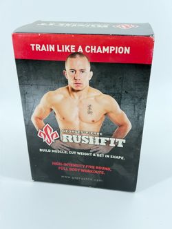 Rushfit Workout Fitness 6 DVD Set with Georges St Pierre