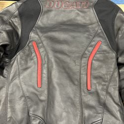 New With Tags Ducati Leather Biker Jacket!!!