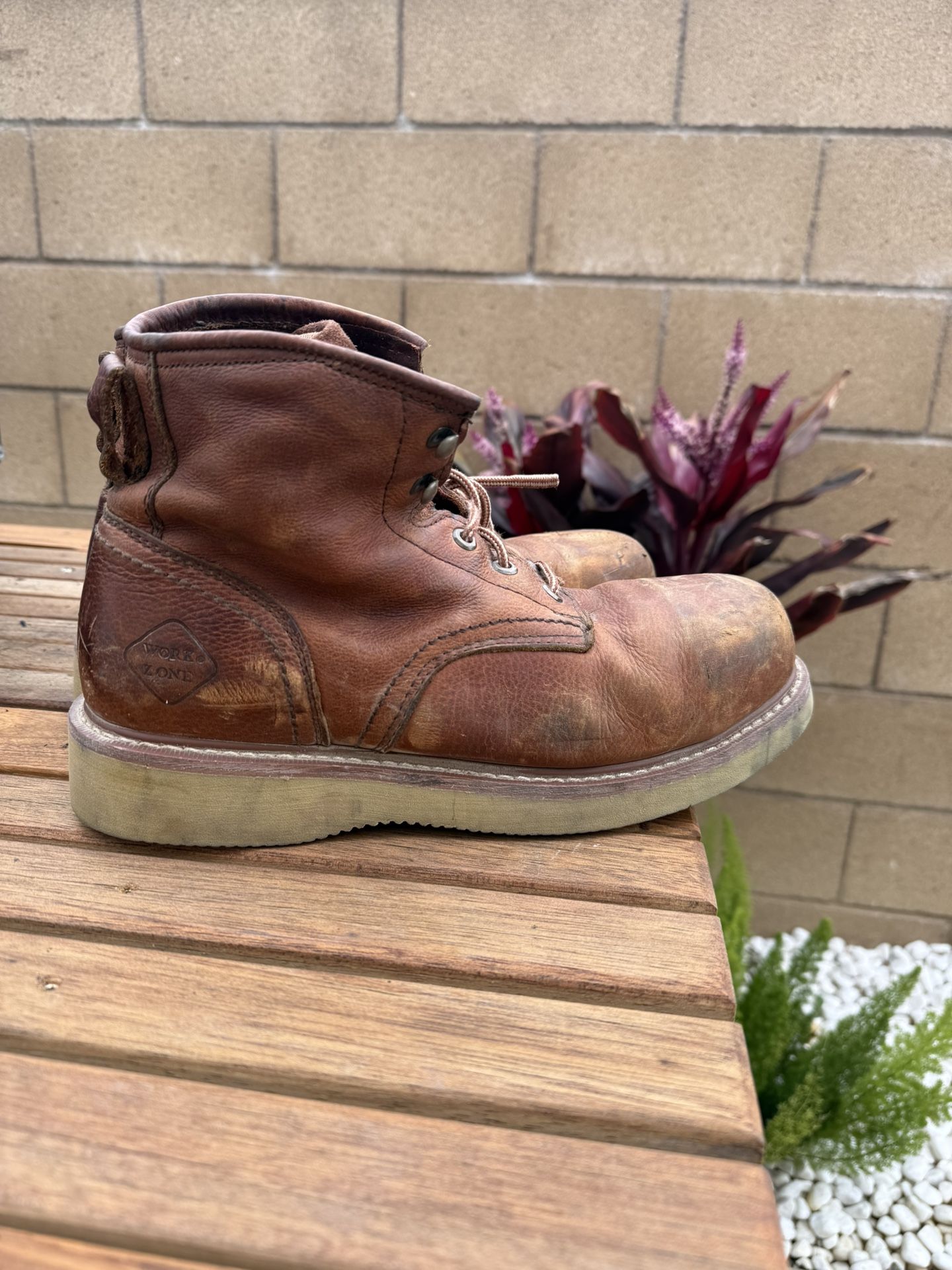 Steel Toe Boots- Work Zone 