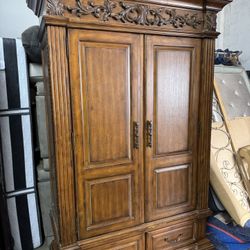 Large Beautiful Armoire - 49” x 23” x 76”  - Excellent Condition 