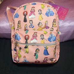 Disney Princess 11" Pink Backpack NWT