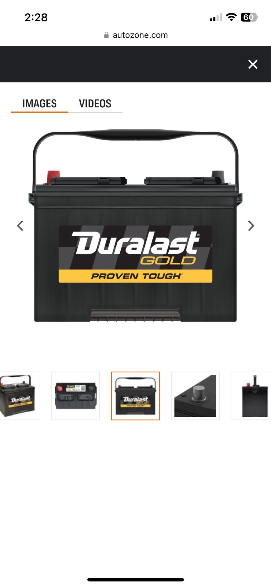 Car/ SUV  Battery Fits Lots Of Vehicles 24F 